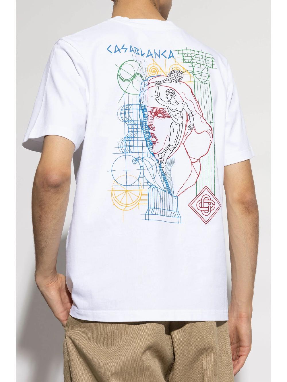 CASABLANCA Drawing Lab Screen T-shirt