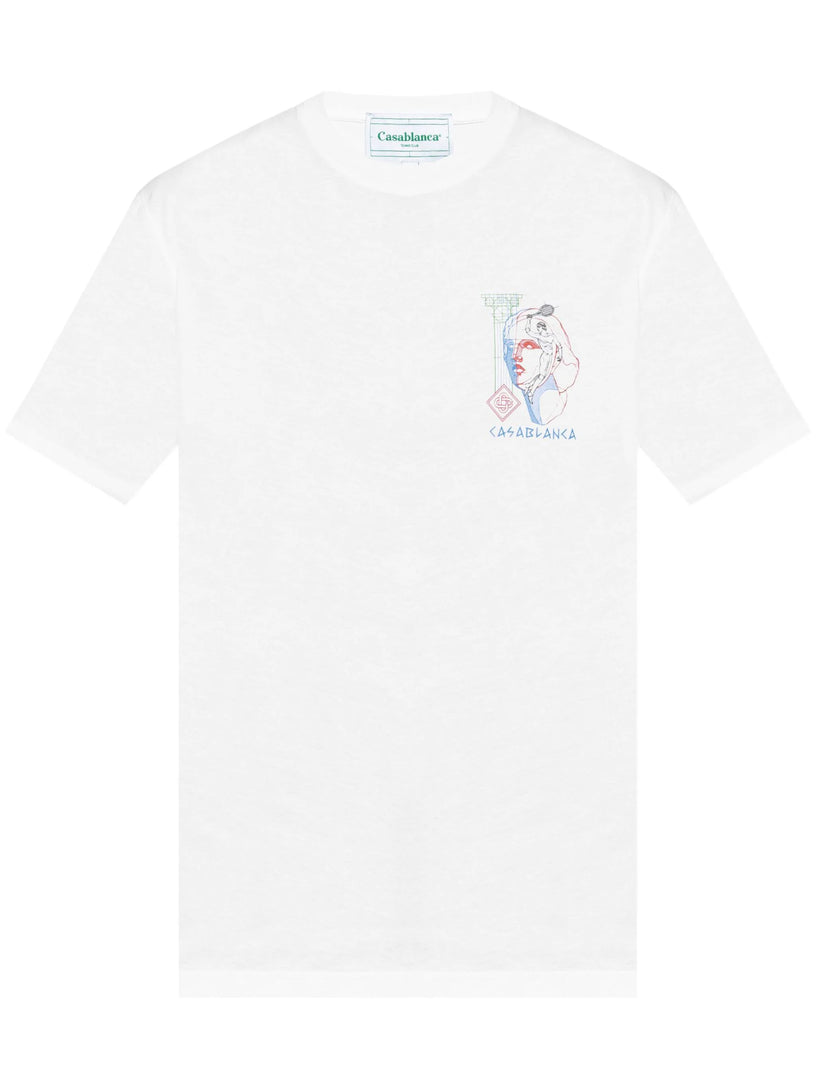 CASABLANCA Drawing lab screen t-shirt