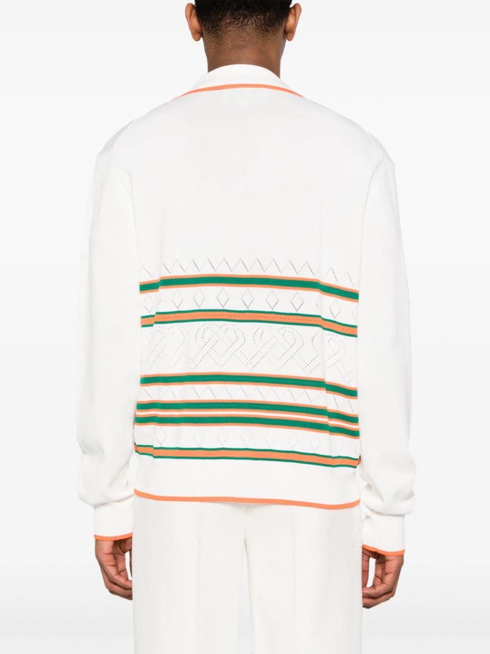 CASABLANCA Heart Pointelle Shirt