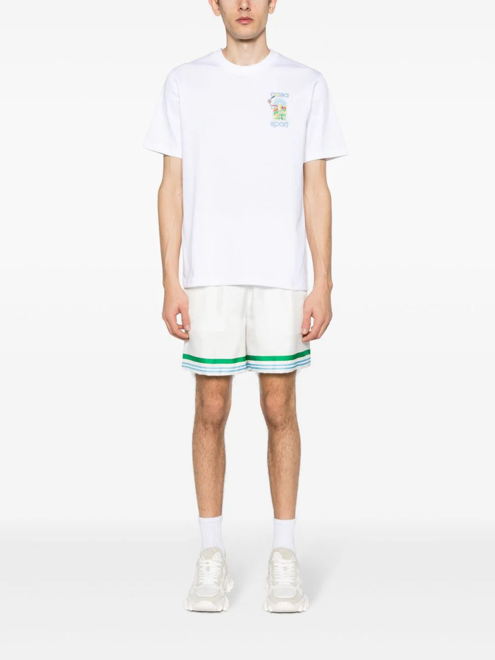 CASABLANCA Le Jeu Colore Screen T-shirt