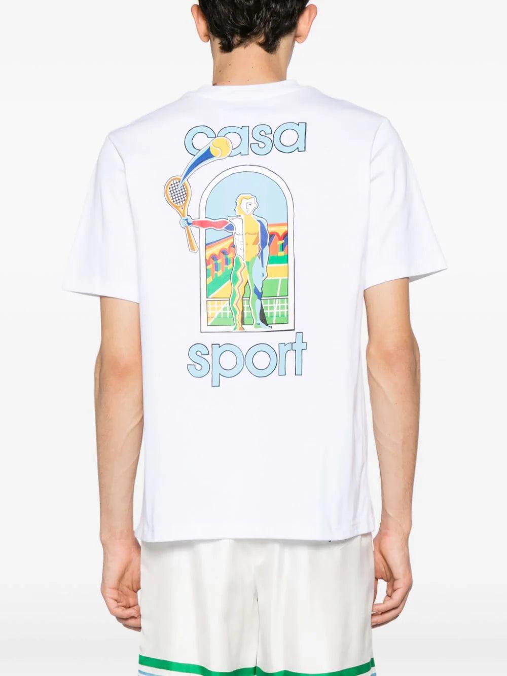 CASABLANCA Le Jeu Colore Screen T-shirt