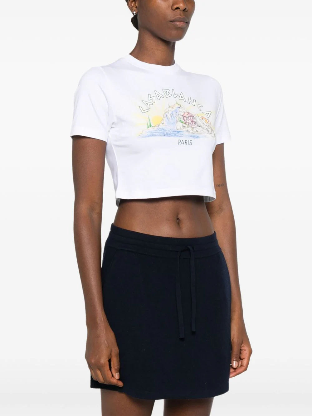 CASABLANCA Mountain River Printed Baby T-shirt