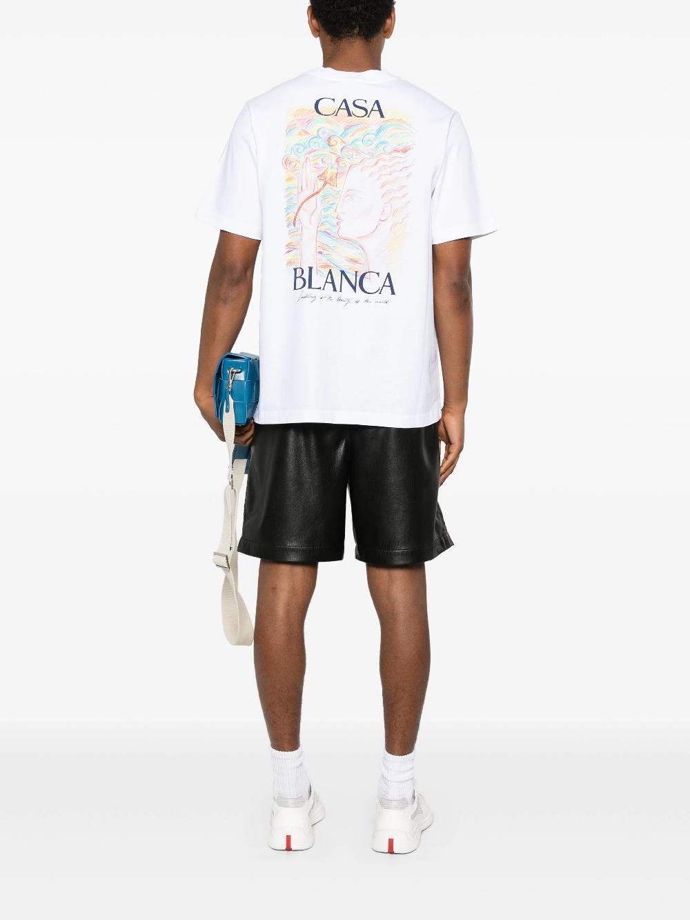CASABLANCA Mushroo Goddess T-shirt