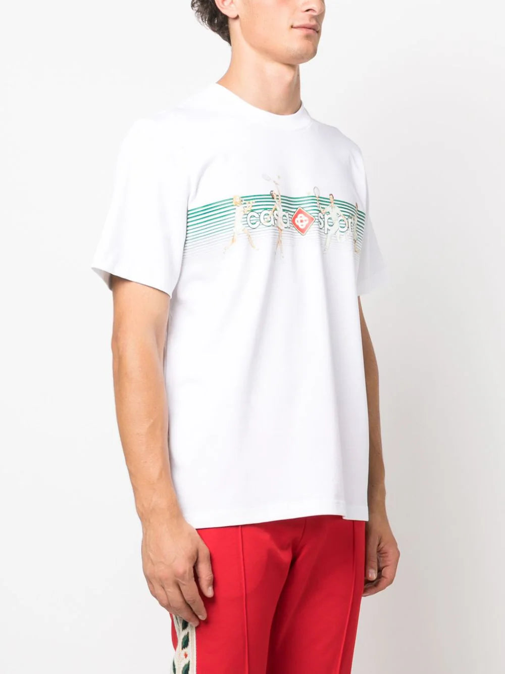 CASABLANCA Playful Stripes T-shirt
