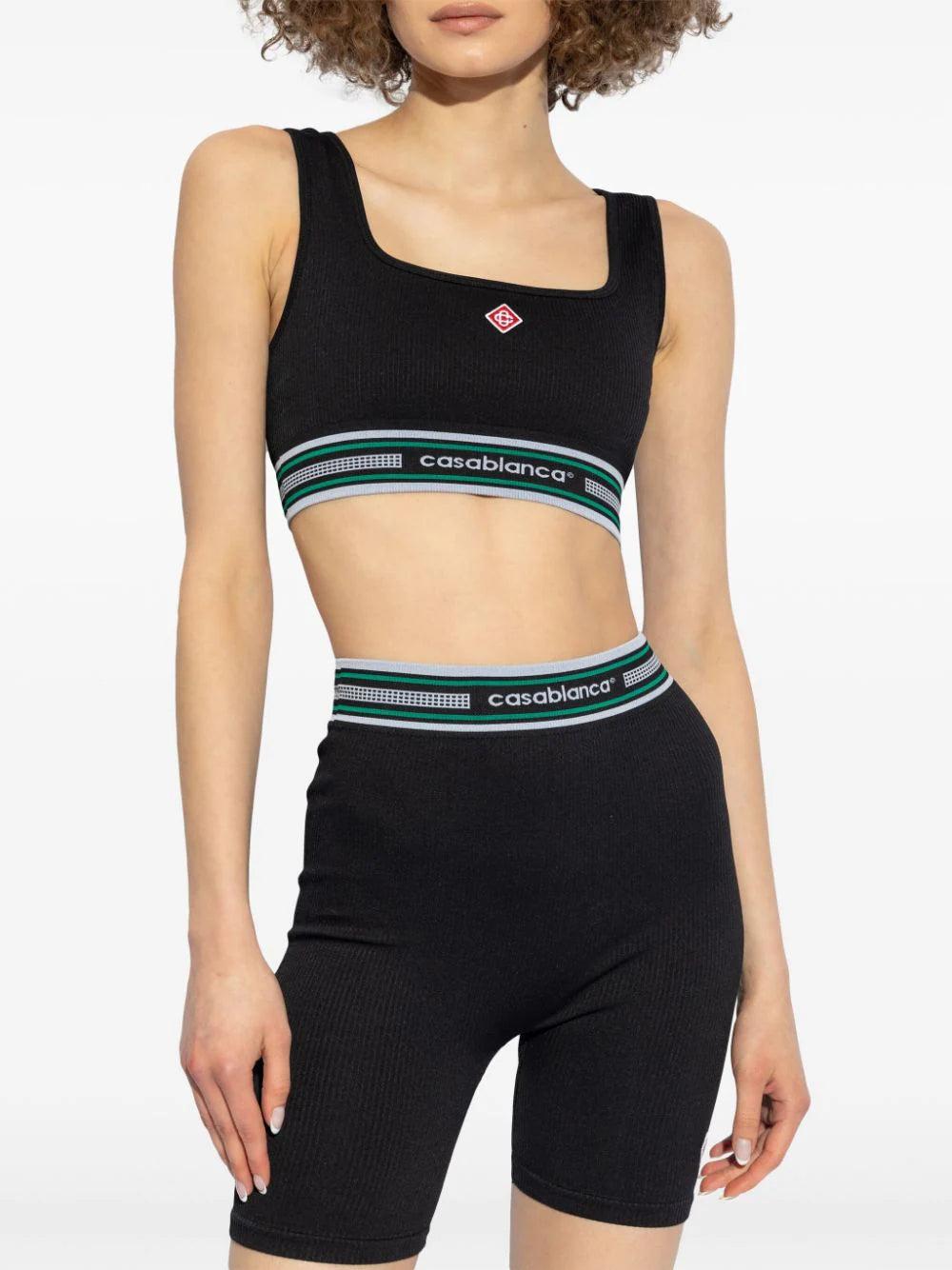 CASABLANCA Seamless Cropped Top