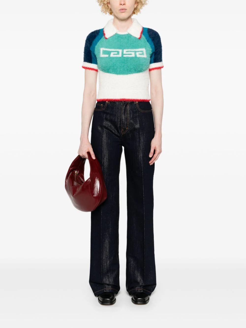 CASABLANCA Sports Fluffy Polo