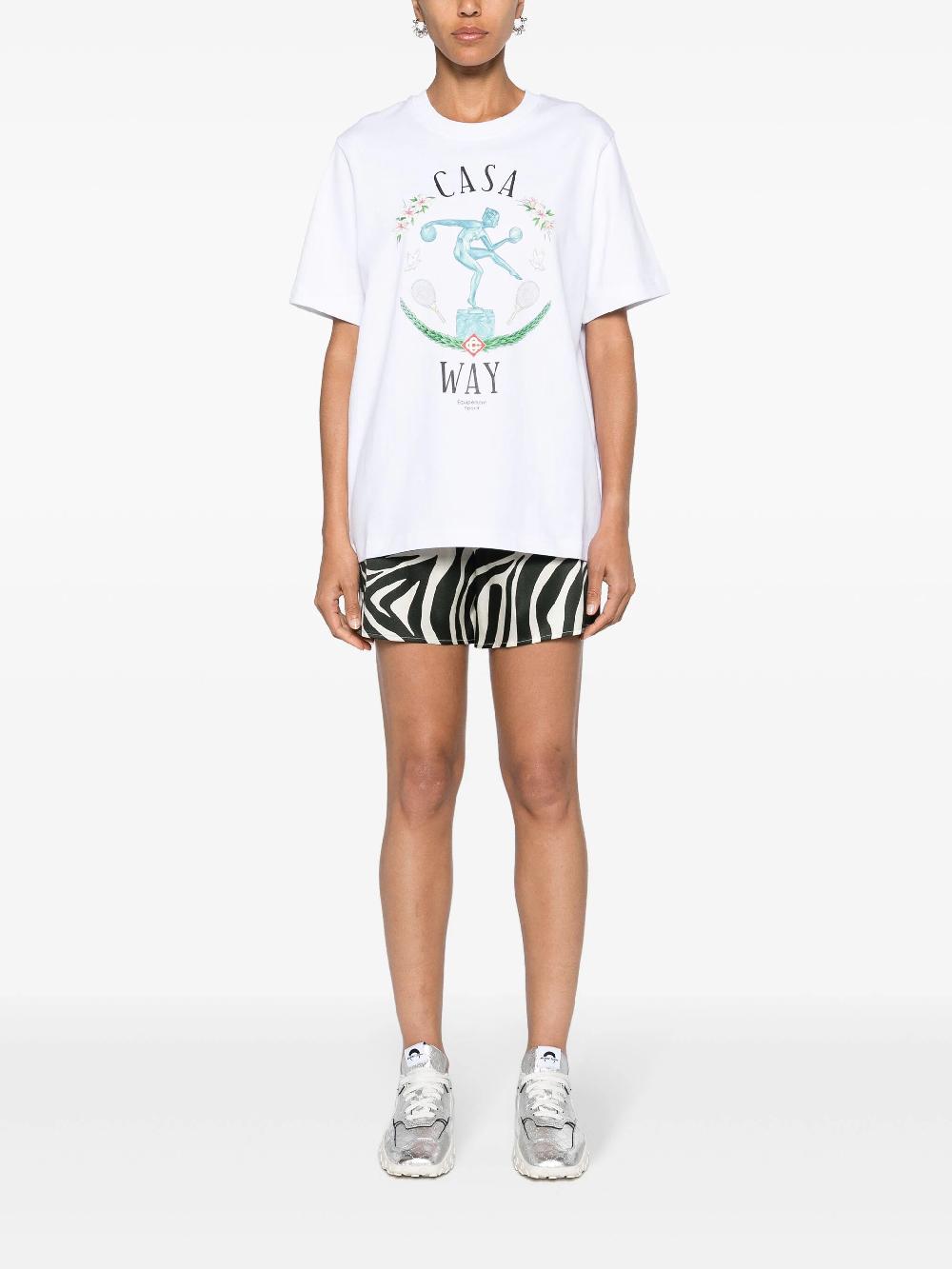 CASABLANCA Statue En Marbre T-shirt