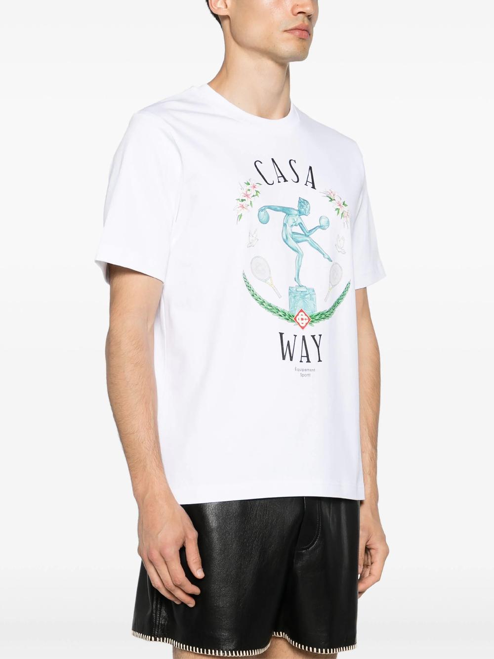 CASABLANCA Statue En Marbre T-shirt
