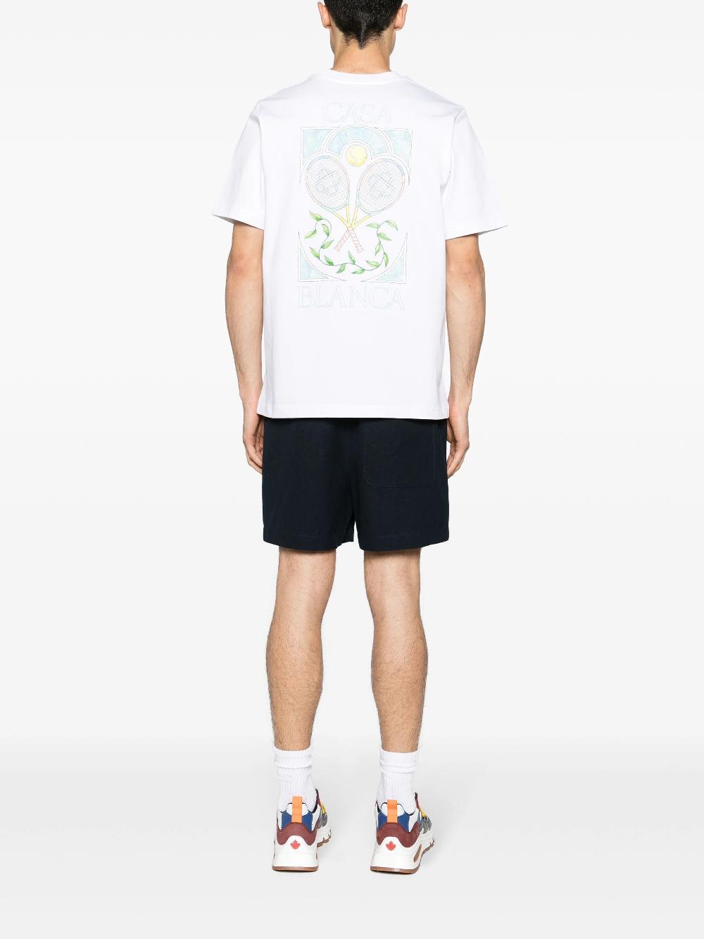 CASABLANCA Tennis Pastelle T-shirt