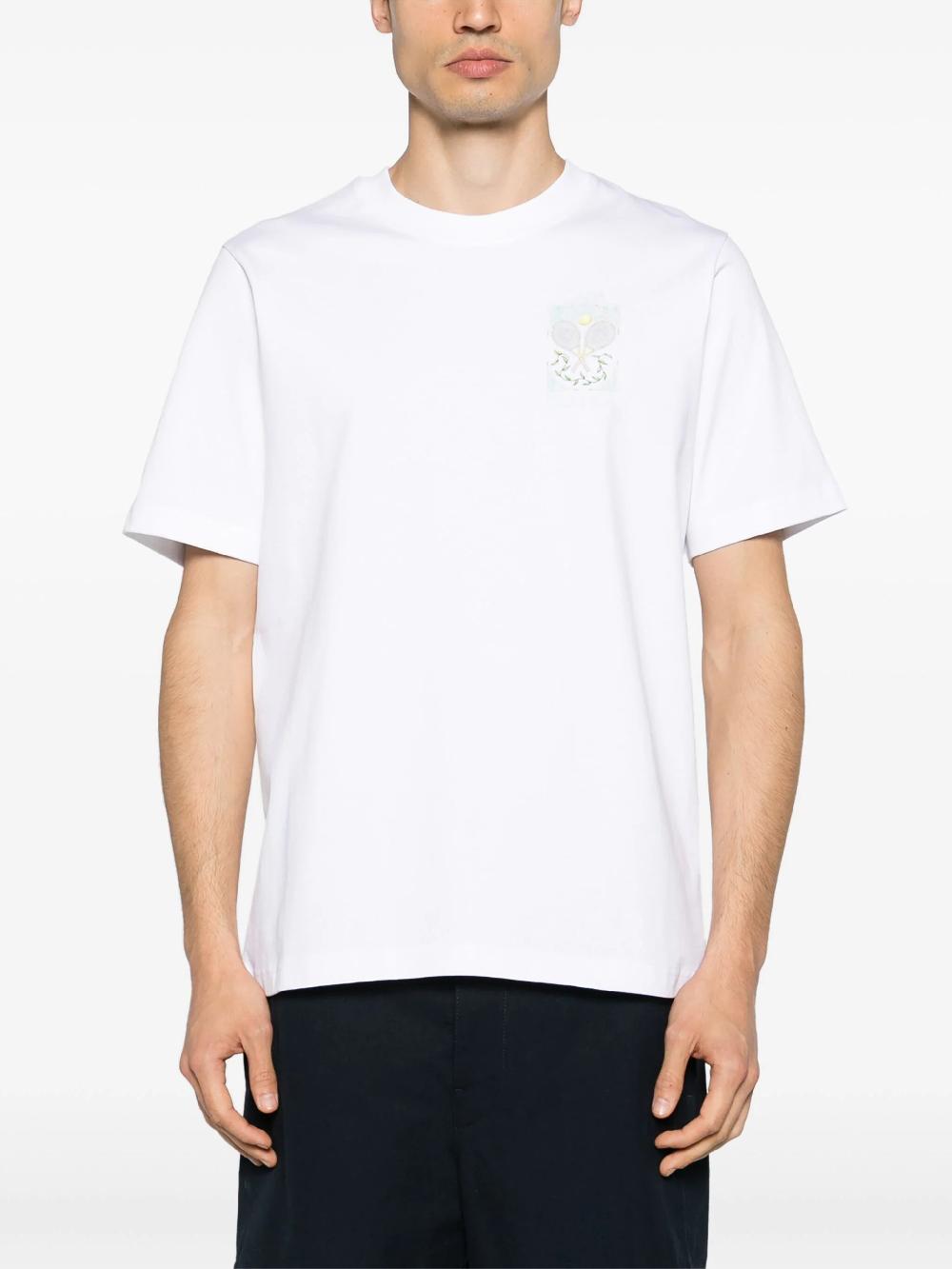 CASABLANCA Tennis Pastelle T-shirt