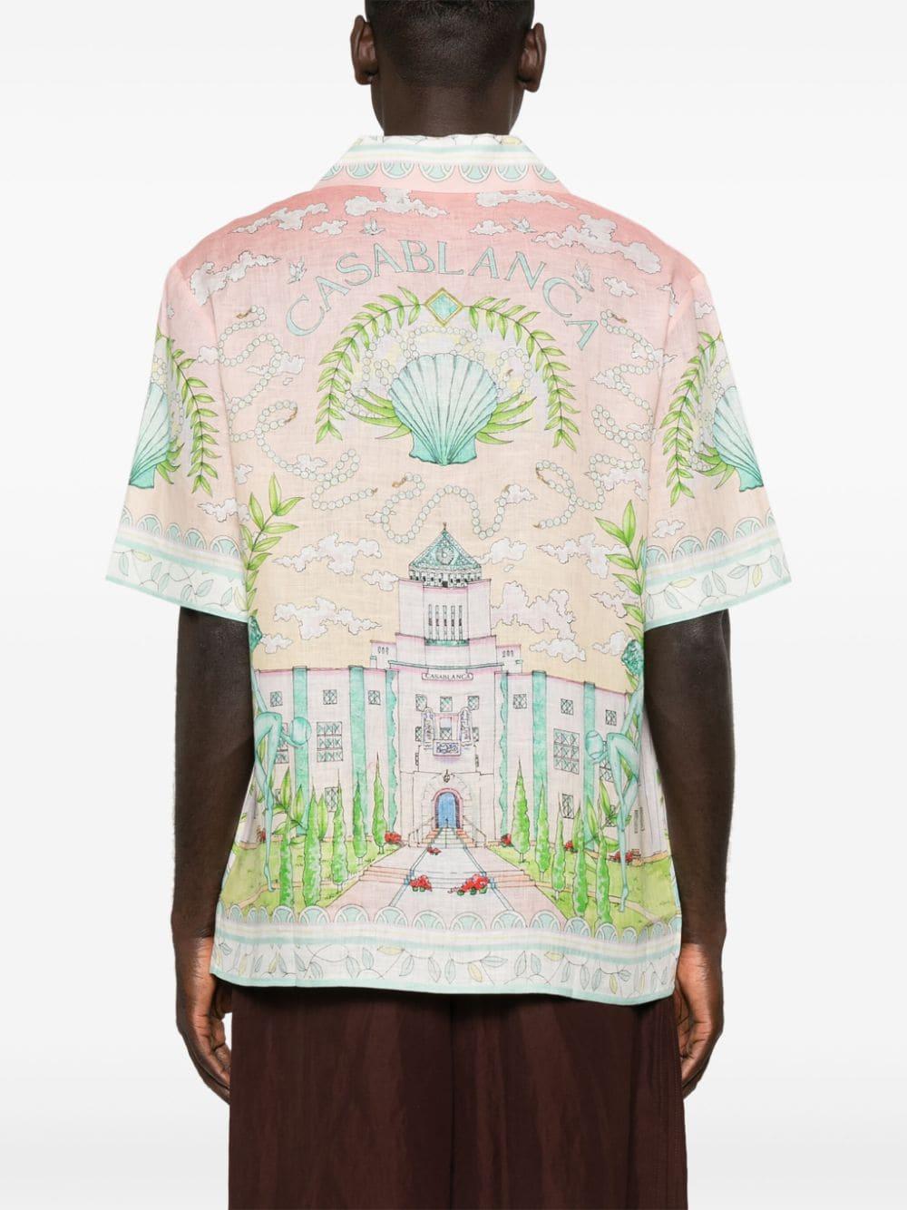 CASABLANCA Vase Linen Shirt