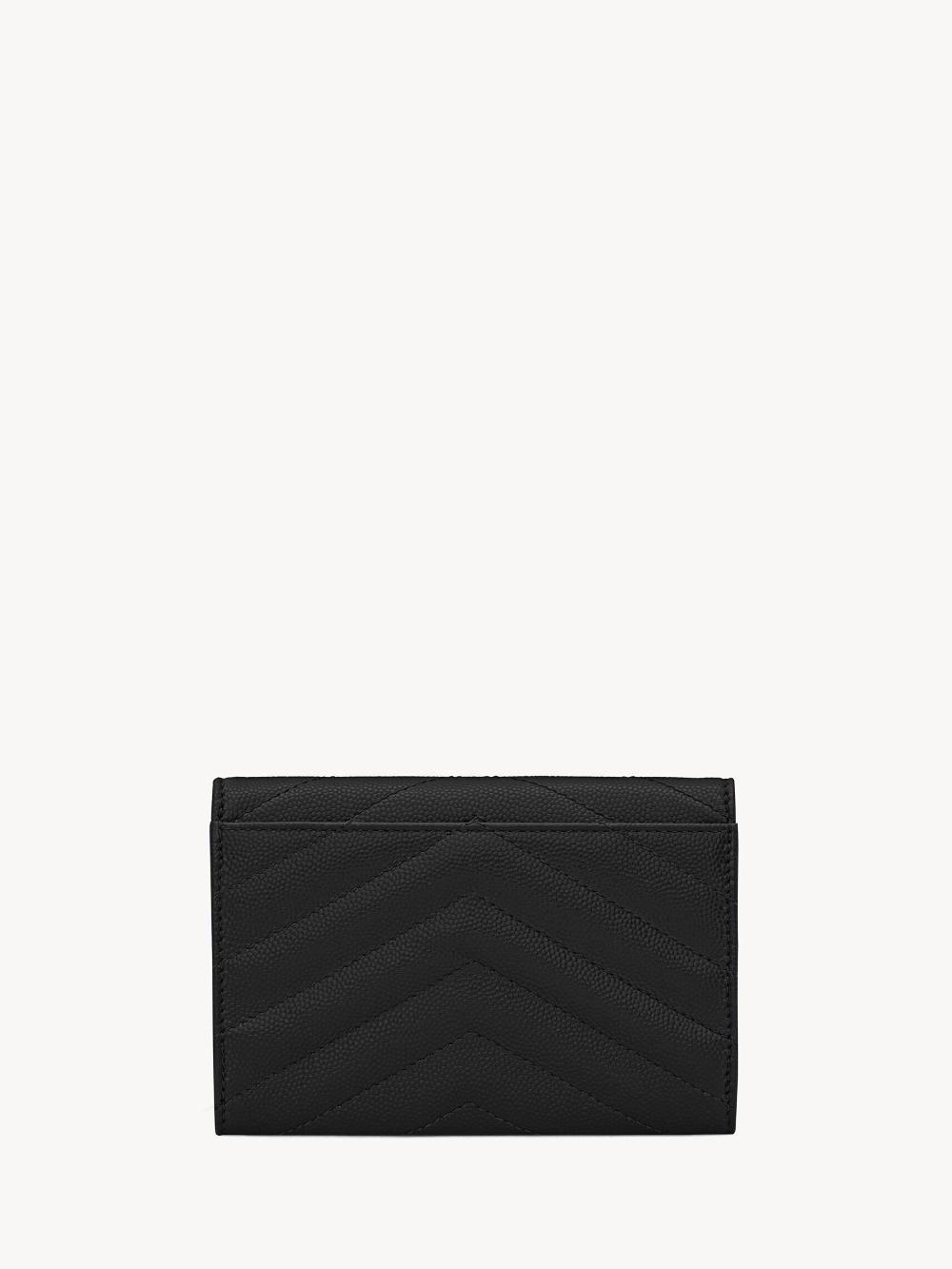Saint Laurent Cassandre Matelassé Small Envelope Wallet