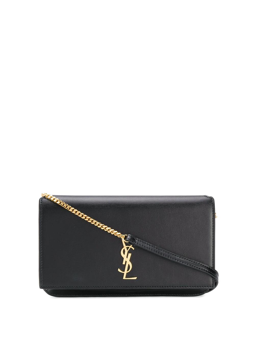 Saint Laurent Cassandre Soft Leather Smartphone Case