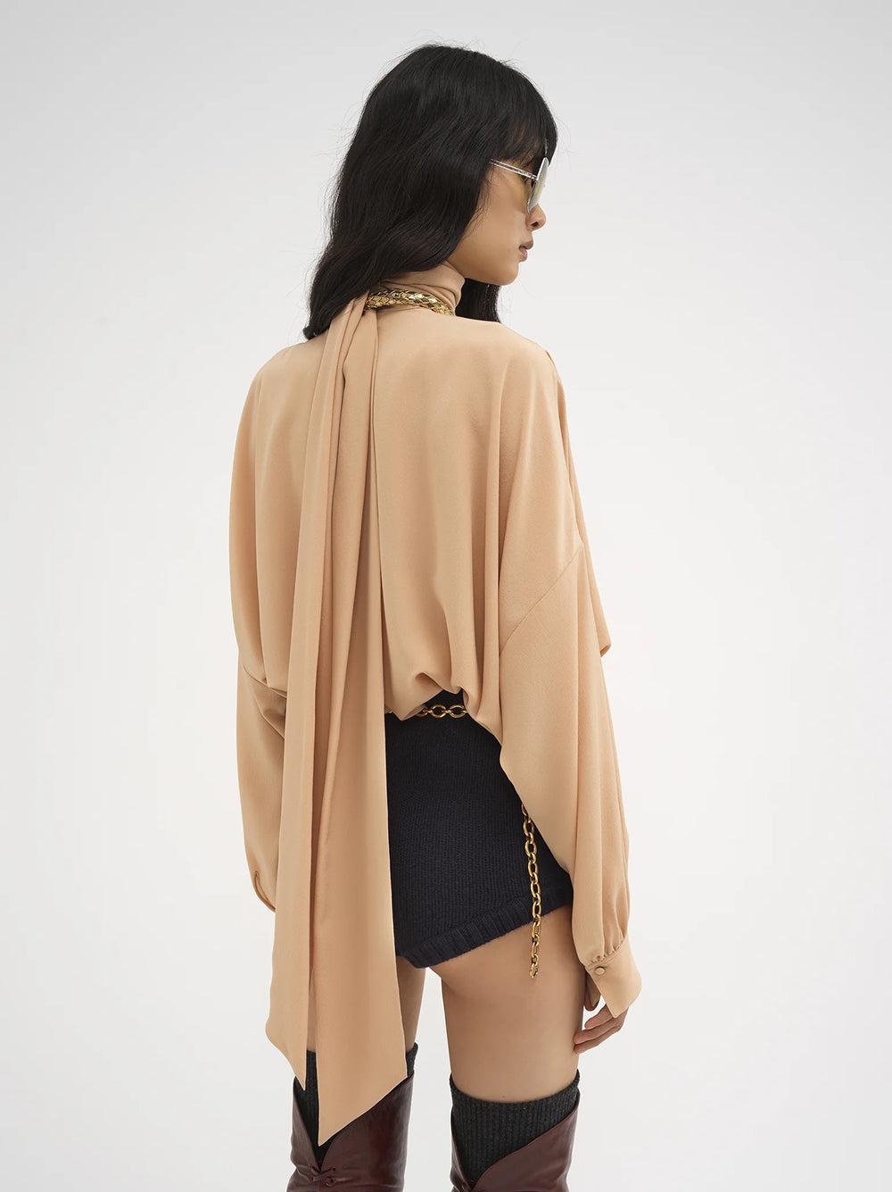 Chloé Boxy Lavallière Blouse