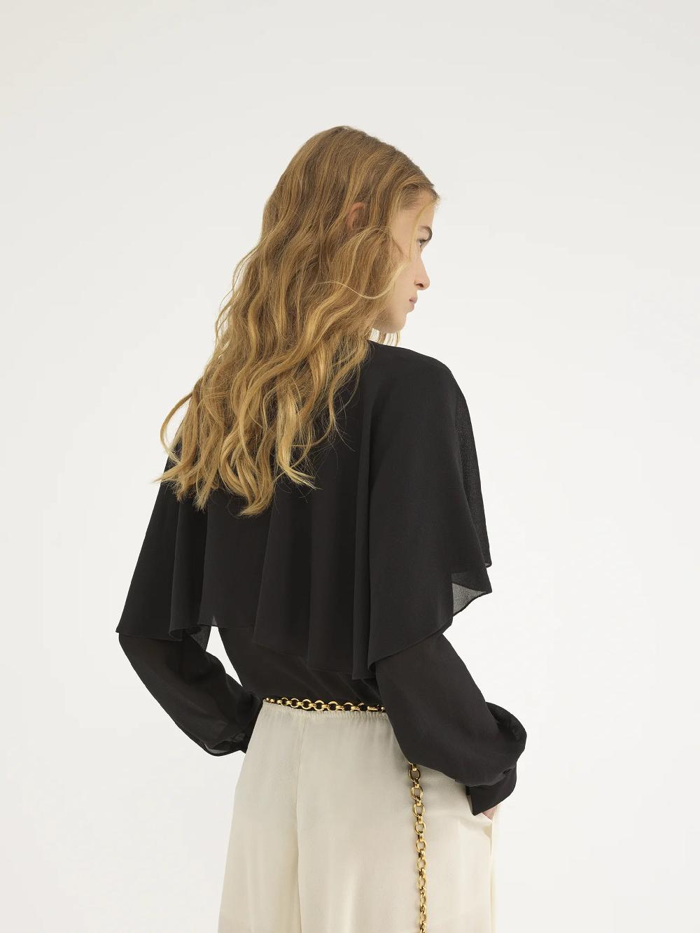 Chloé Cape Blouse