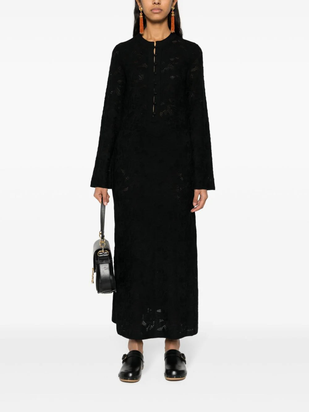 Chloé Flower Jacquard Dress