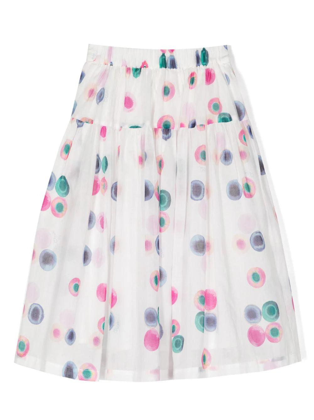Chloé Kids Graphic-print Skirt