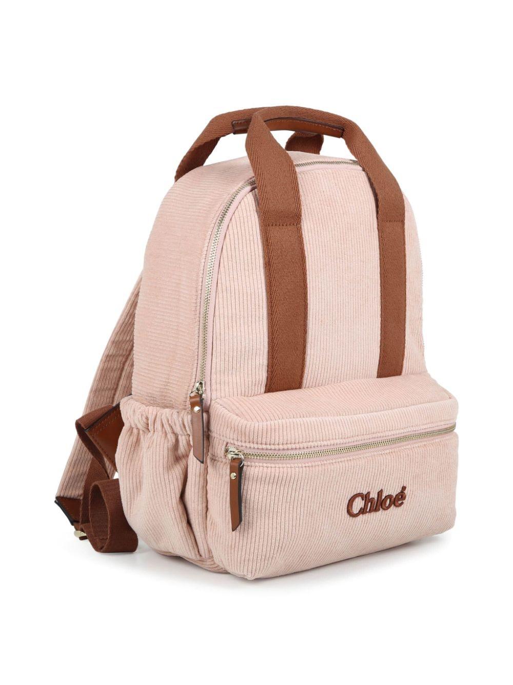 Chloé Kids Logo Backpack