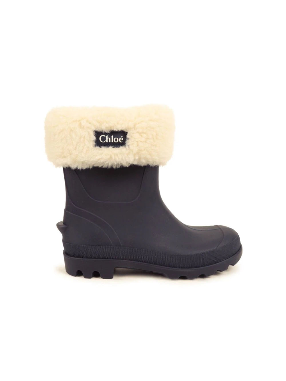 Chloé Kids Rain Boots With Patch