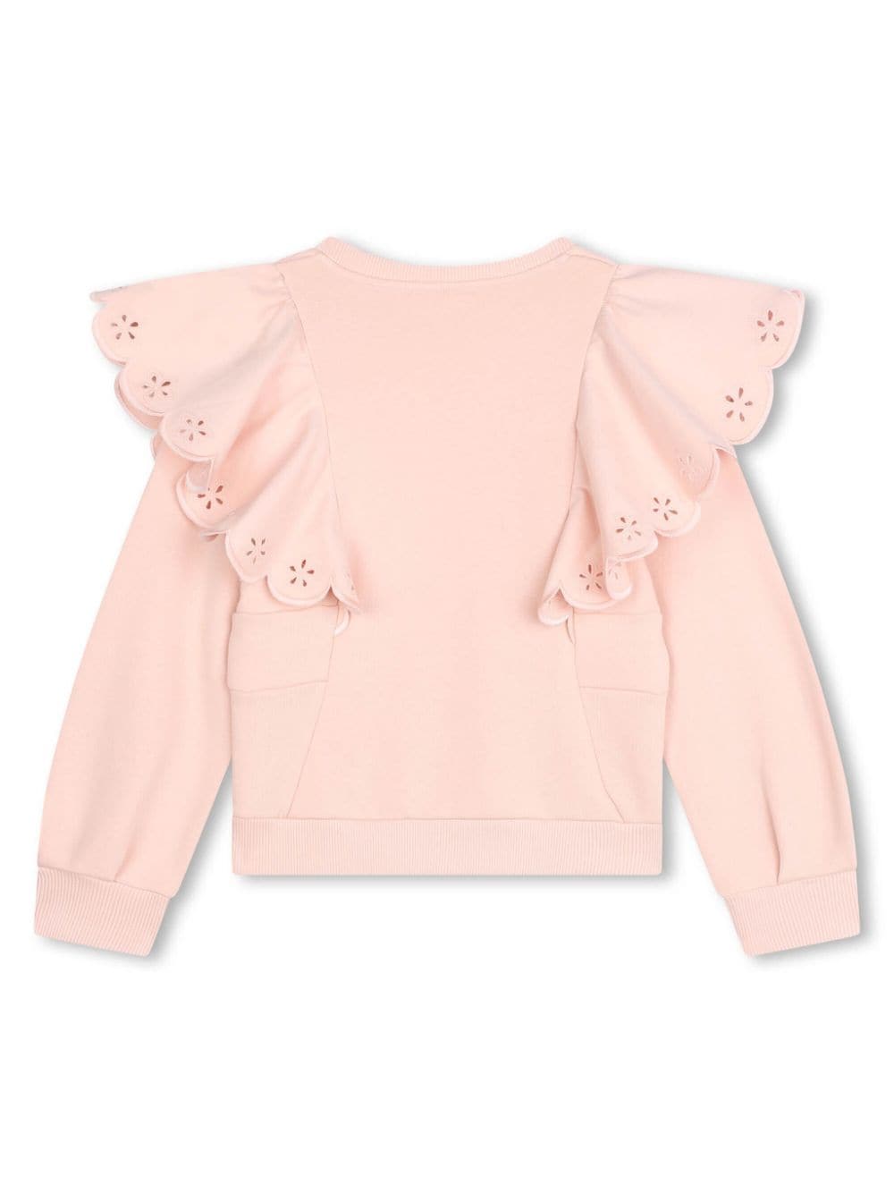 Chloé Kids Ruffle-detail Sweatshirt