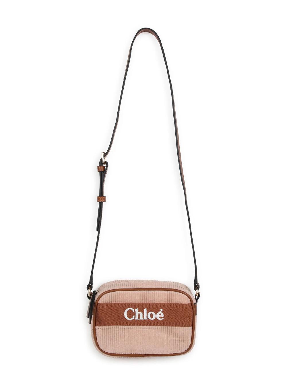 Chloé Kids Shoulder Bag With Embroidery