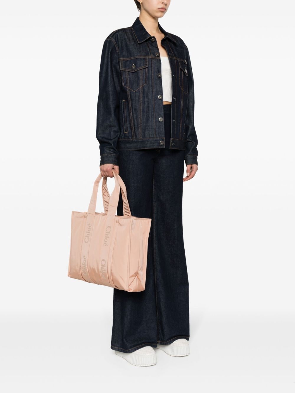 Chloé Large Woody Tote Bag