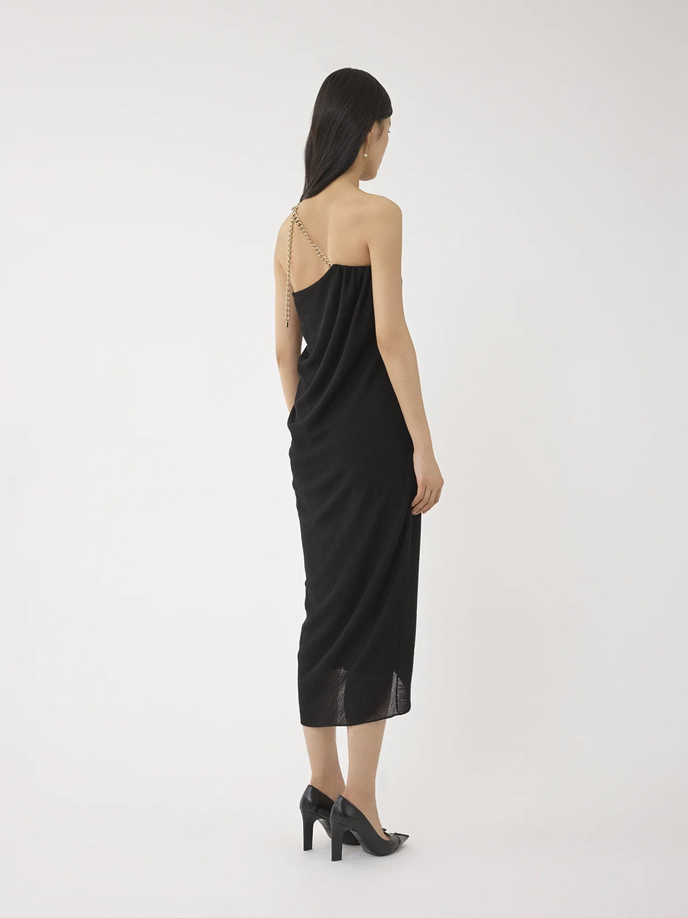 Chloé One-shoulder Midi Dress