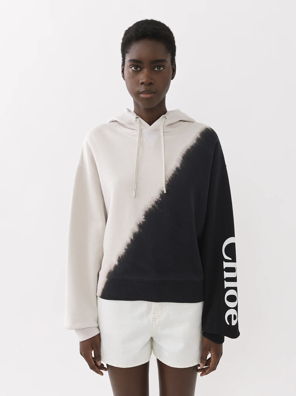 Chloé Printed Hooded Sweater