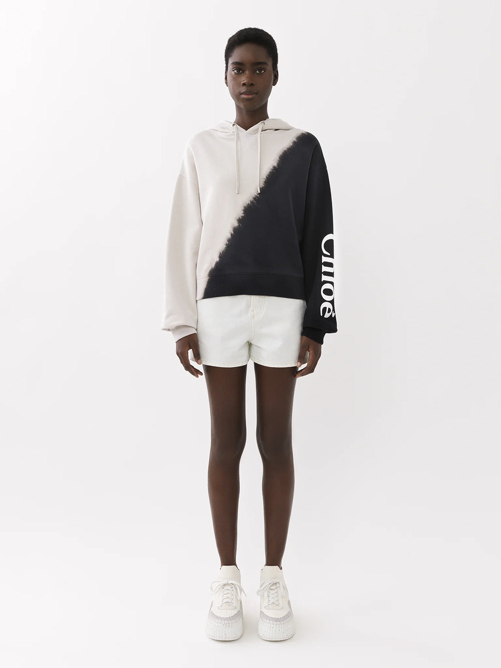 Chloé Printed Hooded Sweater