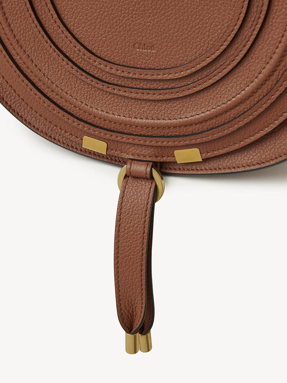 Chloé Saddle Marcie Bag In Grained Leather