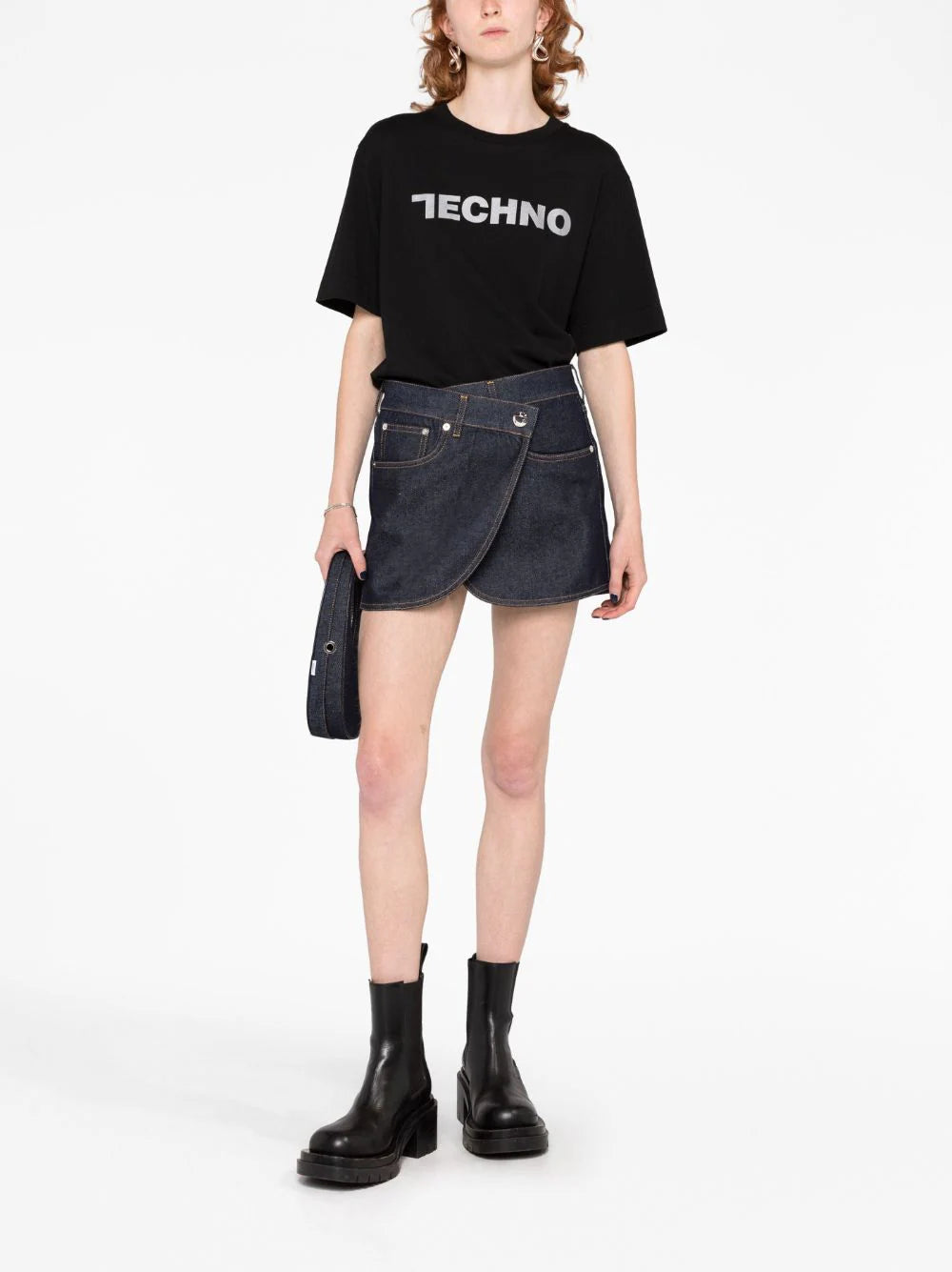 Coperni Denim Mini Skirt