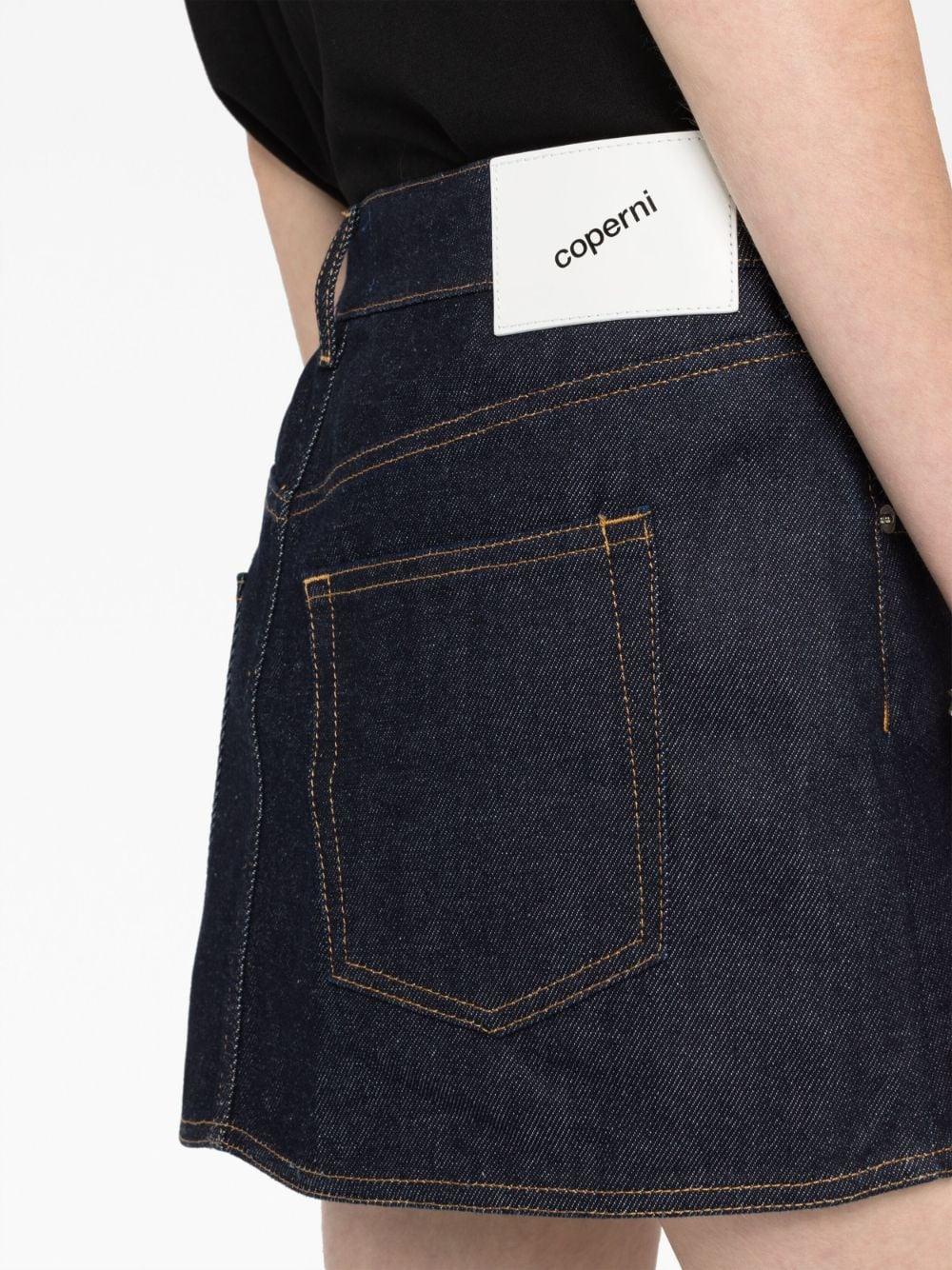 Coperni Denim Mini Skirt