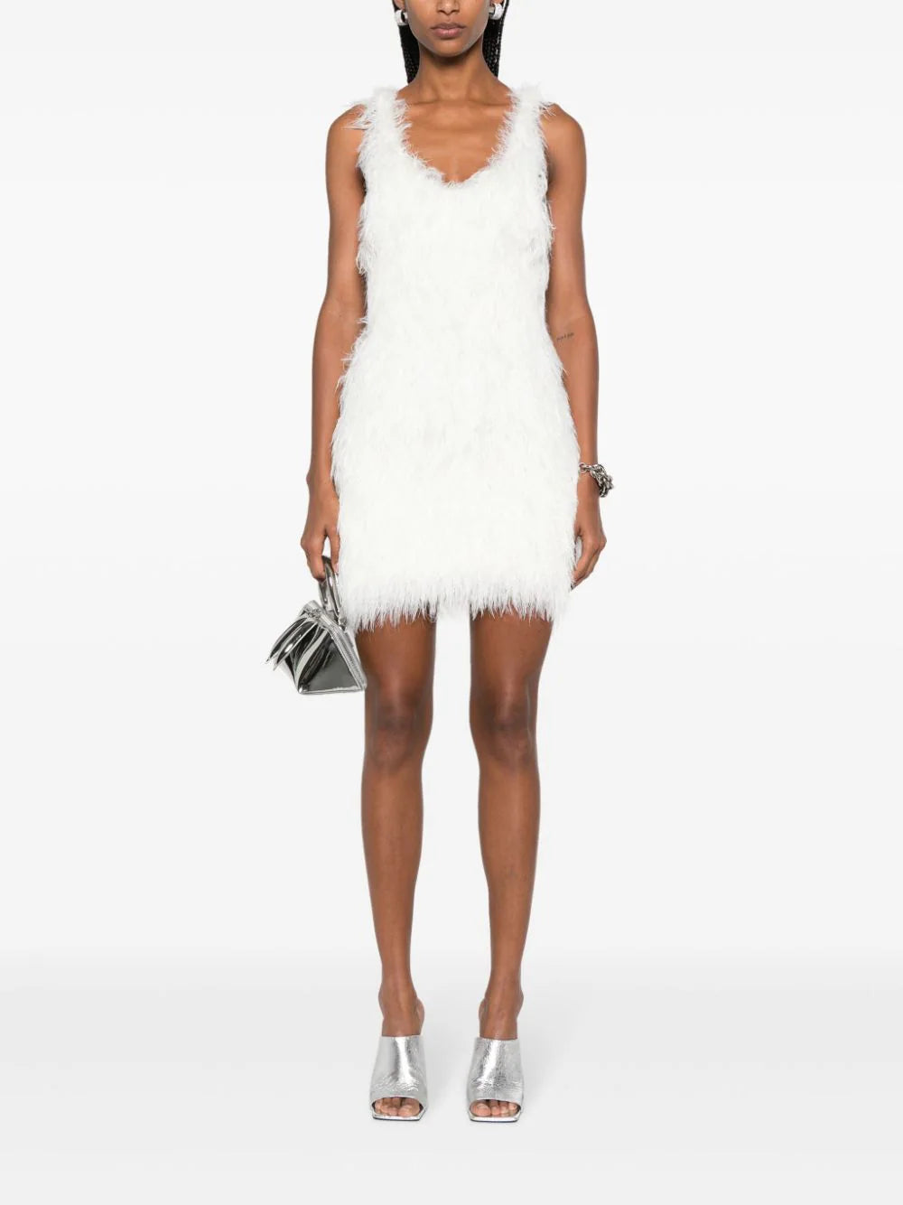 Coperni Fluffy Knit Dress