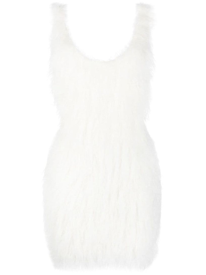 Coperni Fluffy knit dress