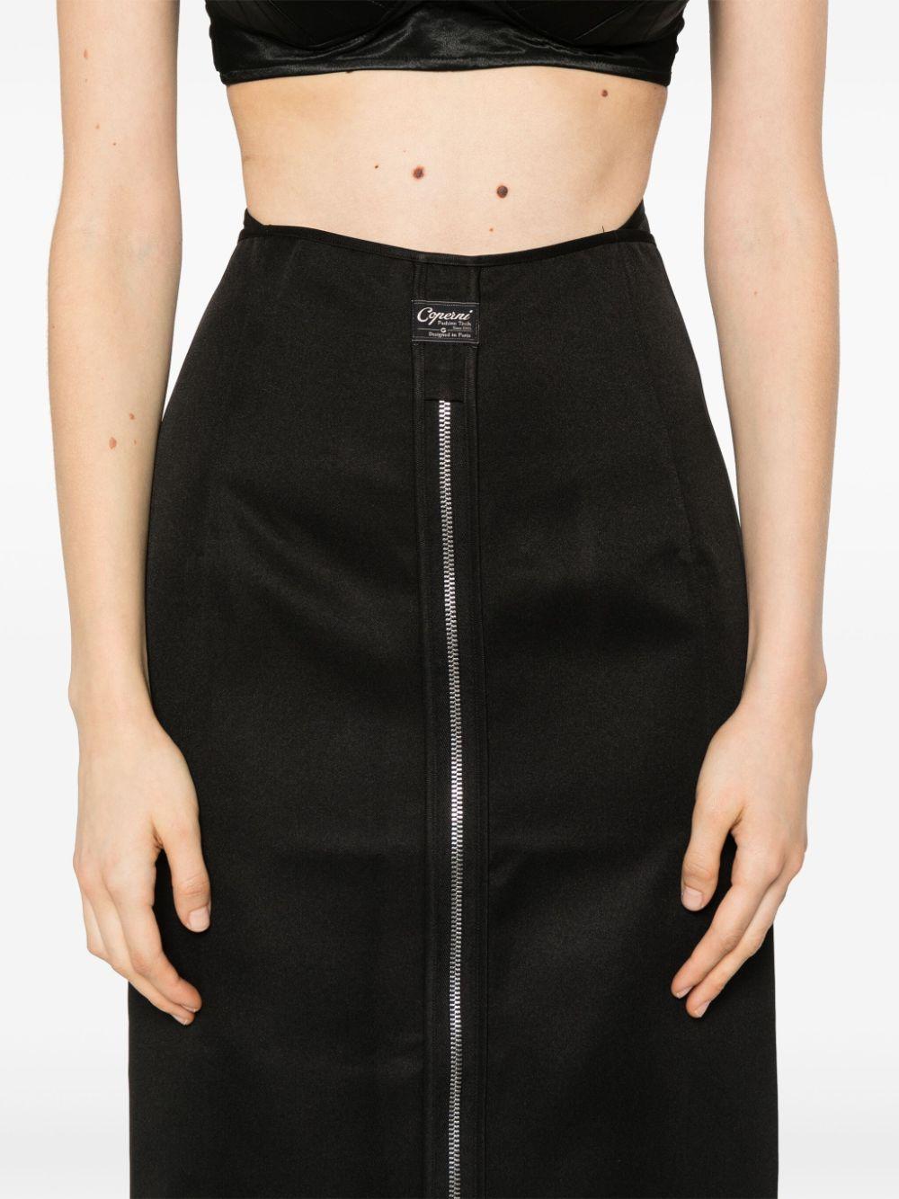 Coperni Long Zip Skirt