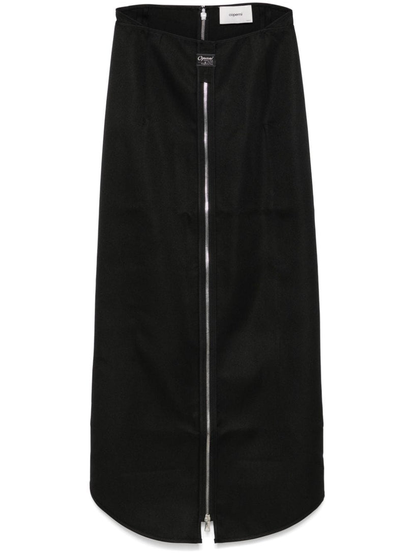 Coperni Long zip skirt