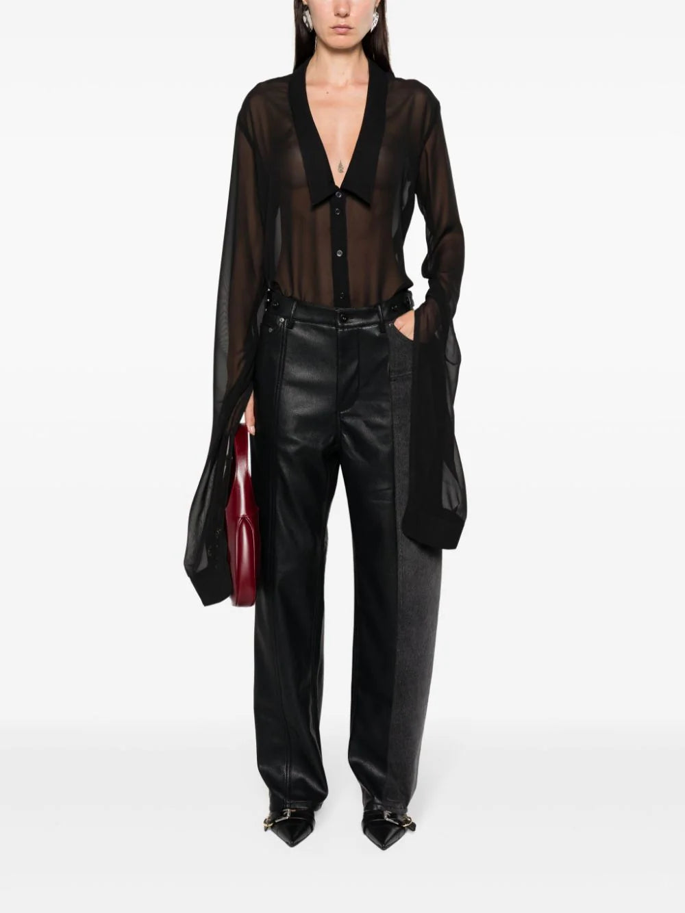 Coperni Open Collar Shirt