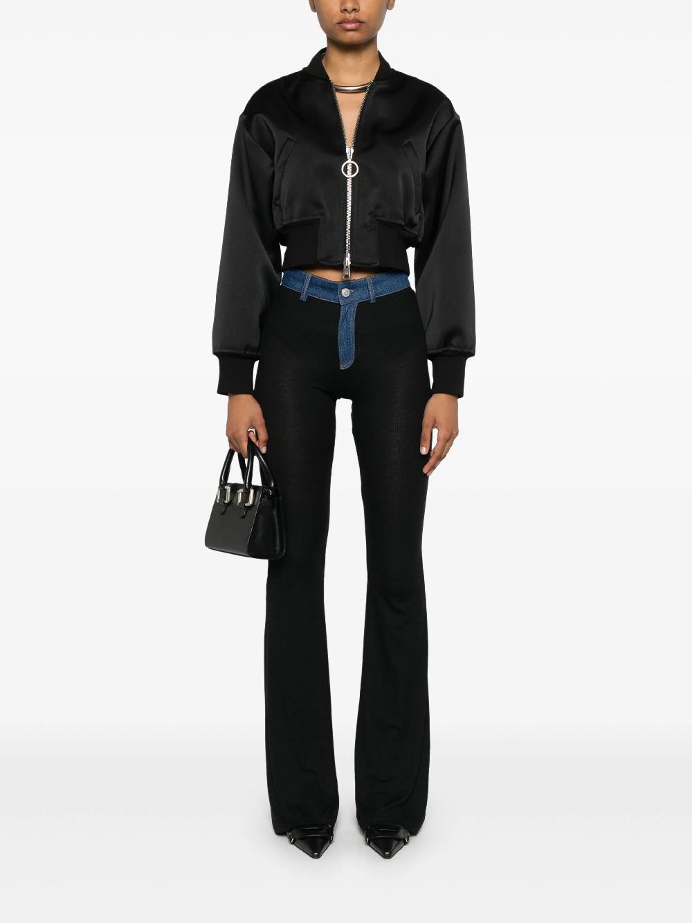 Coperni Second Skin Ribbed Denim Pants