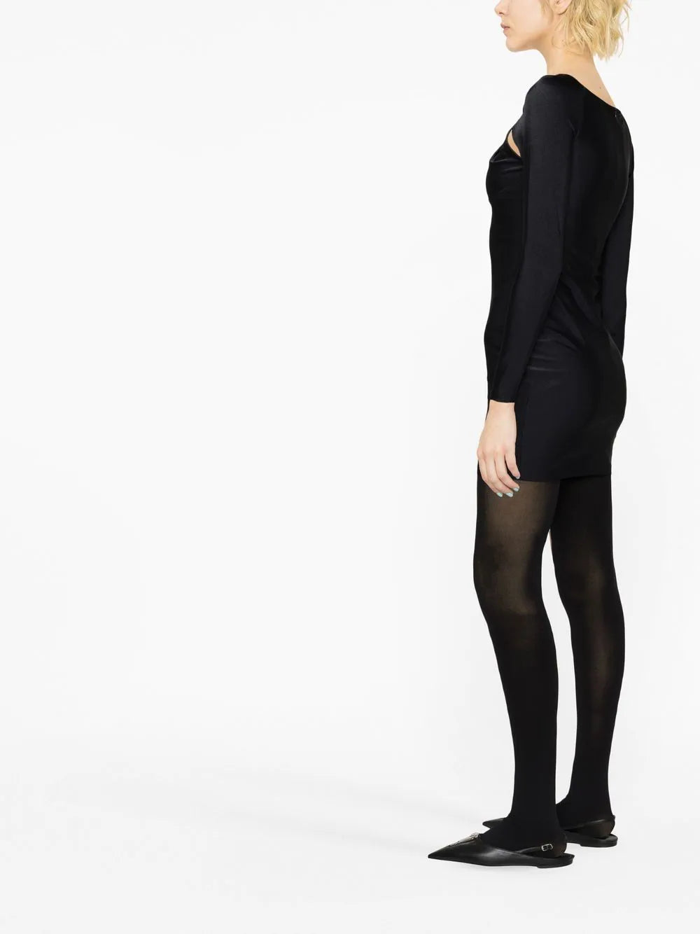 Coperni Twisted Cut-out Jersey Dress