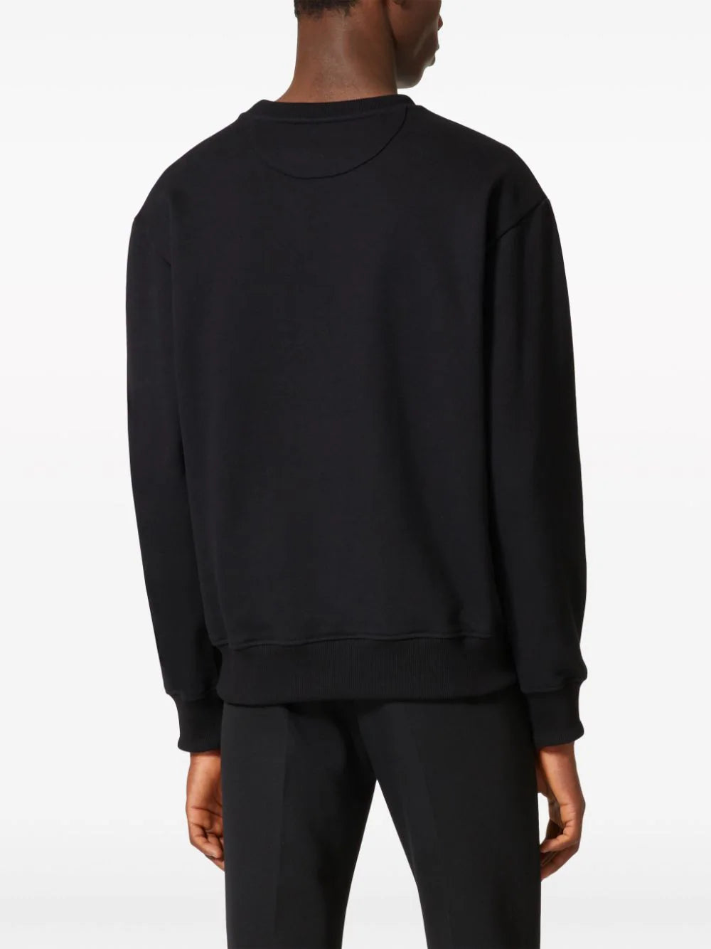 Valentino Garavani Cotton Crewneck Sweatshirt With Front Logo