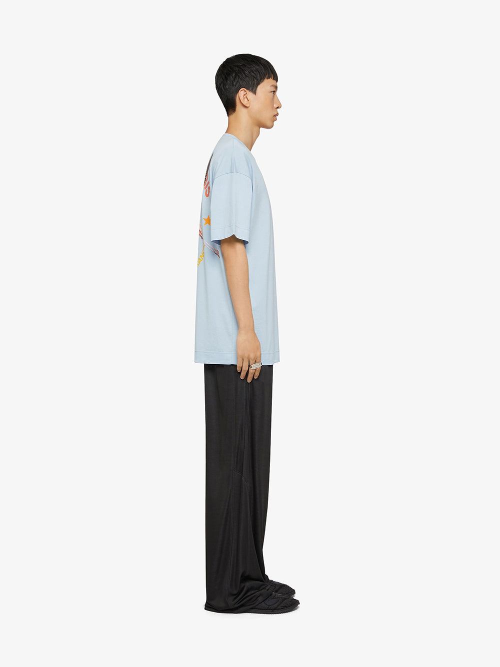 Givenchy Cotton T-shirt With Givenchy Flamingo Print