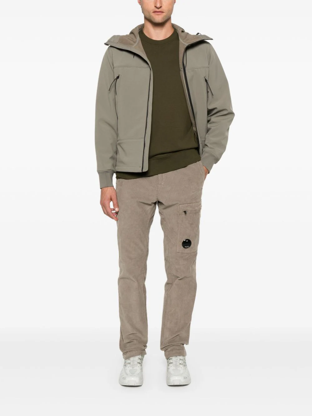 CP COMPANY Diagonal Raised Fleece Sweatshirt