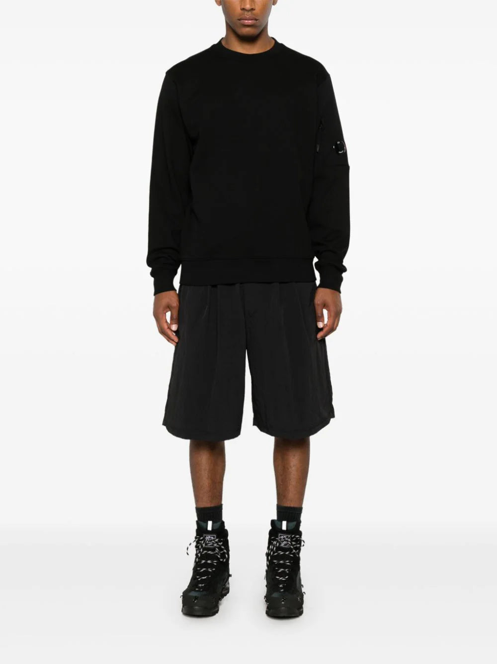 CP COMPANY Diagonal Raised Fleece Sweatshirt