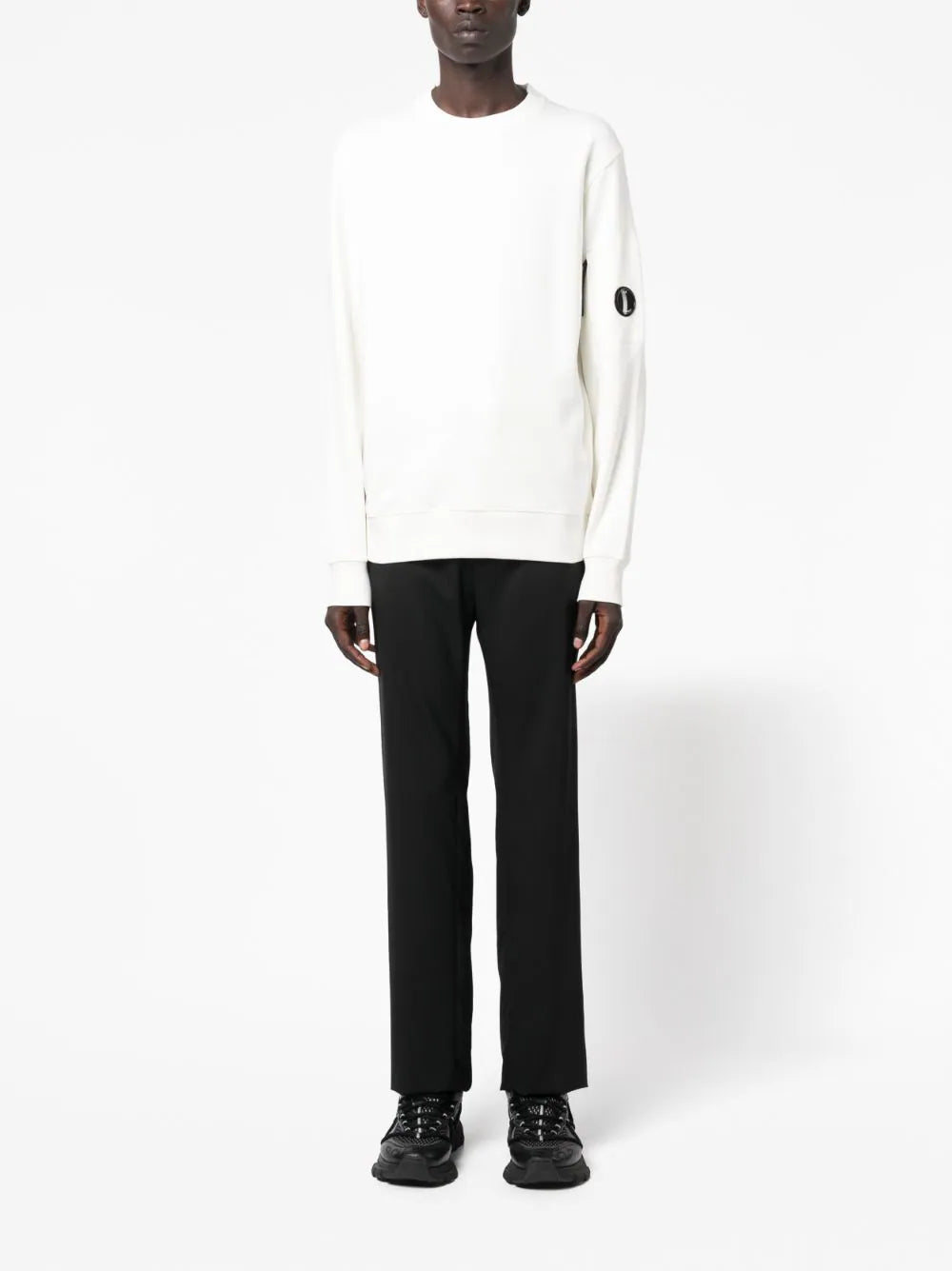 CP COMPANY Diagonal Raised Fleece Sweatshirt