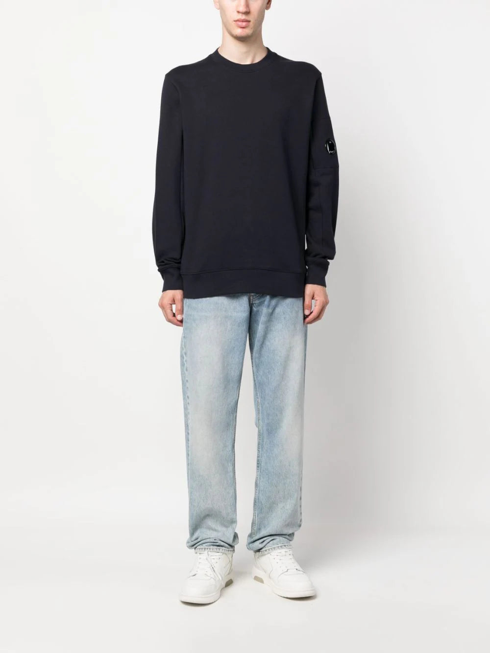 CP COMPANY Diagonal Raised Fleece Sweatshirt