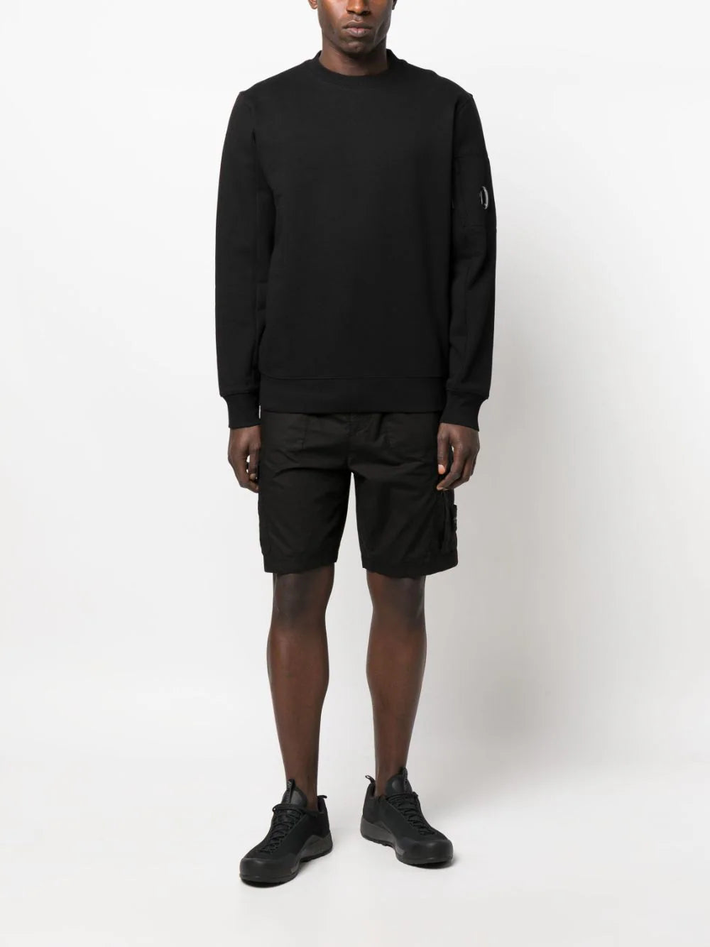 CP COMPANY Diagonal Raised Fleece Sweatshirt