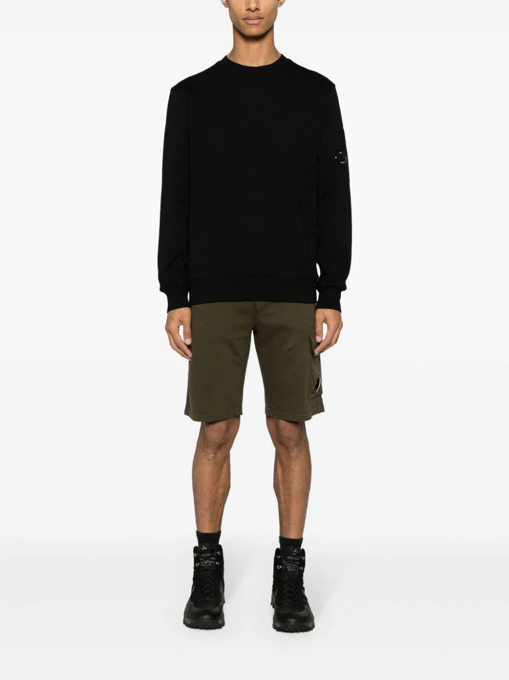 CP COMPANY Diagonal Raised Fleece Sweatshirt