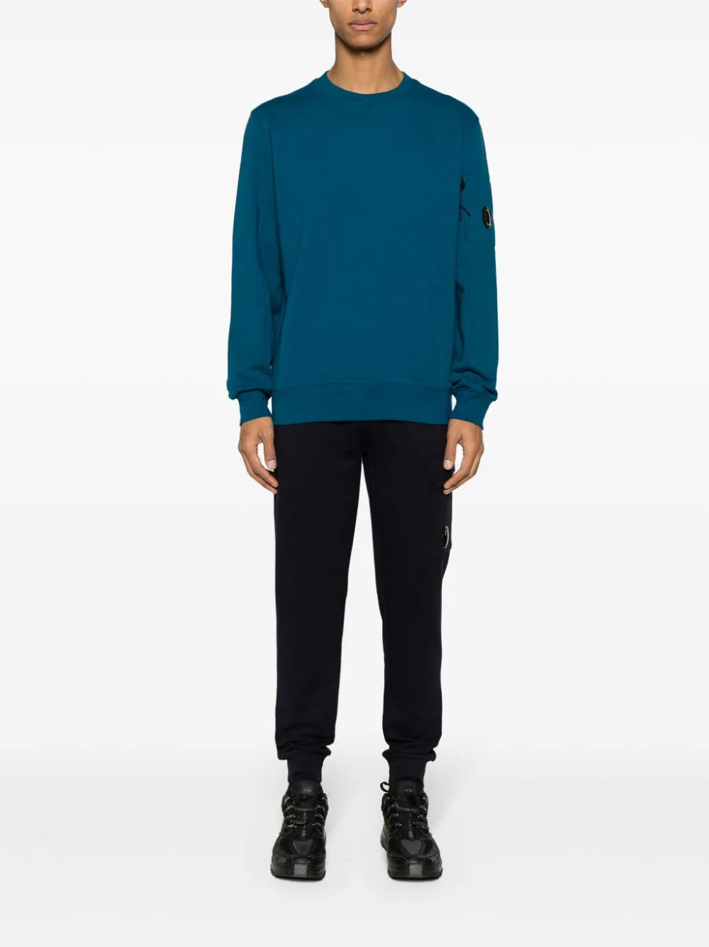 CP COMPANY Diagonal Raised Fleece Sweatshirt