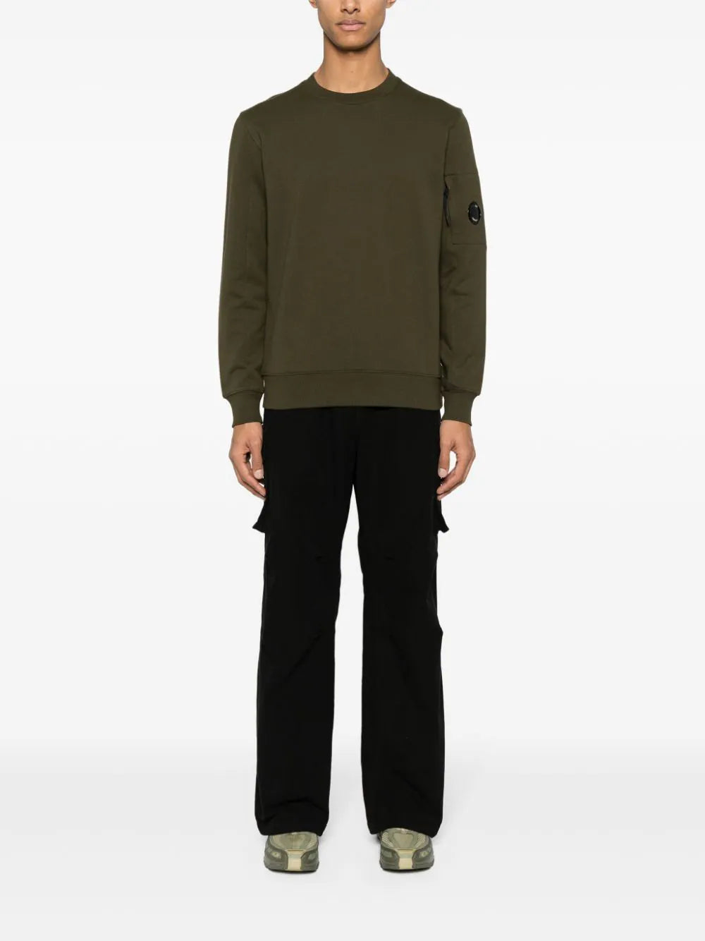 CP COMPANY Diagonal Raised Fleece Sweatshirt