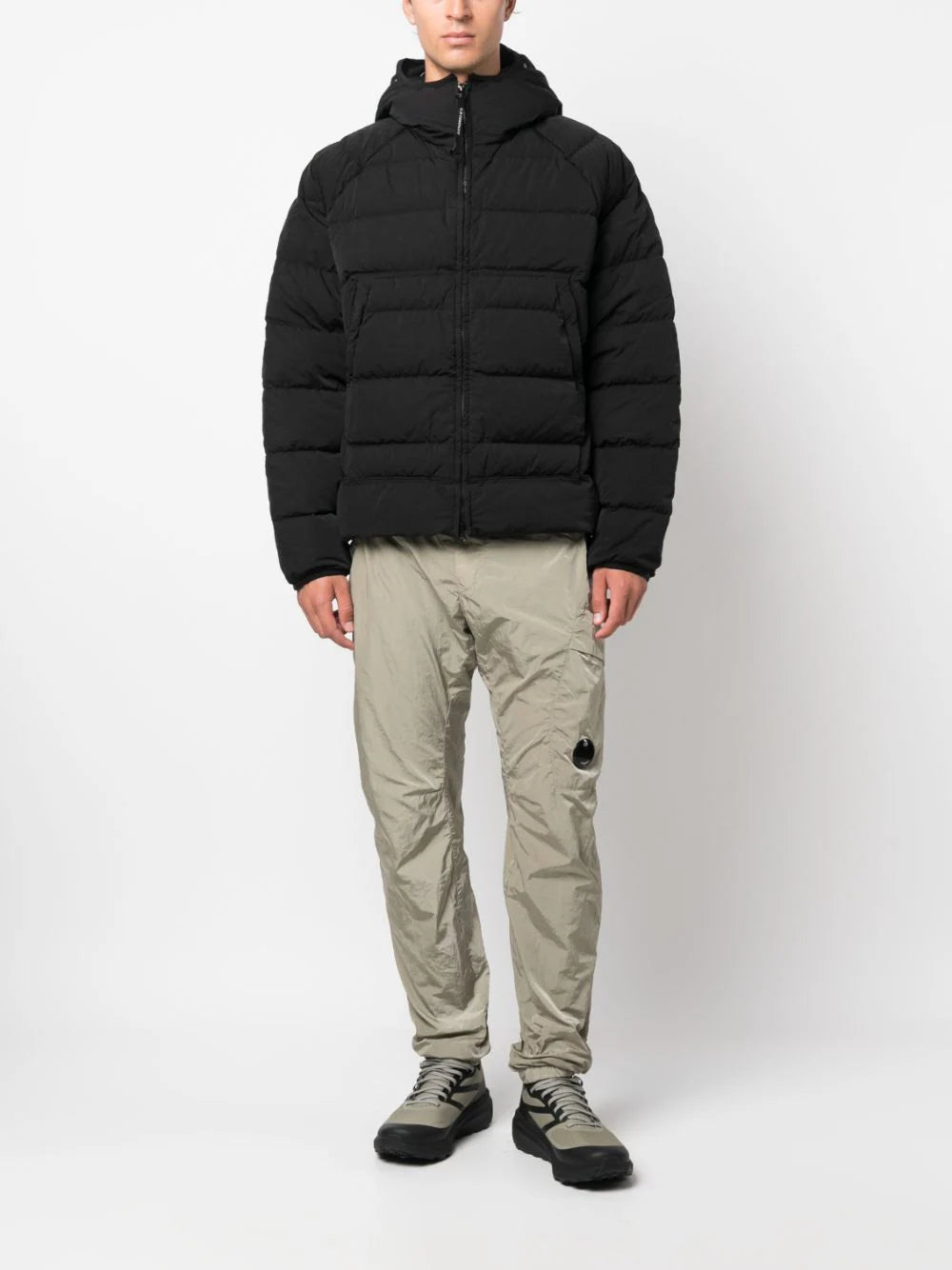 CP COMPANY Eco-chrome R Hooded Down Goggle Jacket
